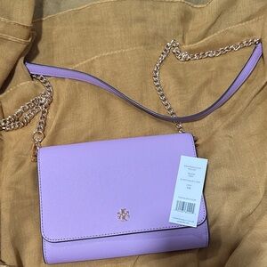 Tory Burch Lilac Crossbody Bag